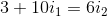 3+10i_1=6i_2