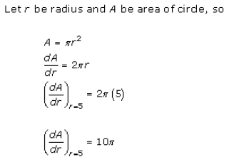 Derivative as a Rate Measurer Ex 13.1 Q6