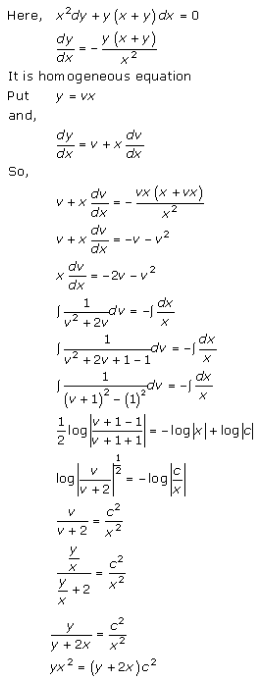 Differential Equations – Exercise 22.9 – Q.1