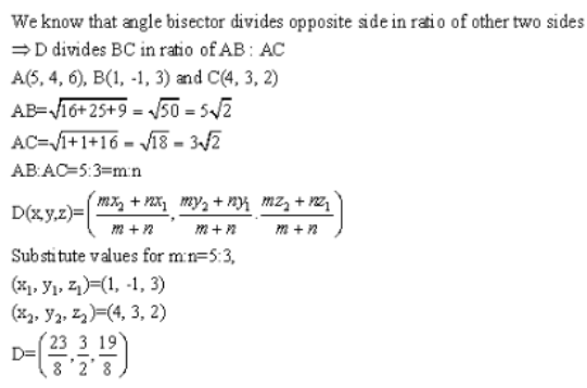 Introduction to 3D coordinate geometry – Exercise – 28.3 – Q.1