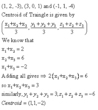 Introduction to 3D coordinate geometry – Exercise – 28.3 – Q.11