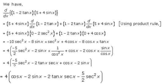 Derivatives – Exercise – 30.4 – Q.13