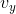 v_{y}