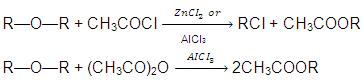 reactions of ether