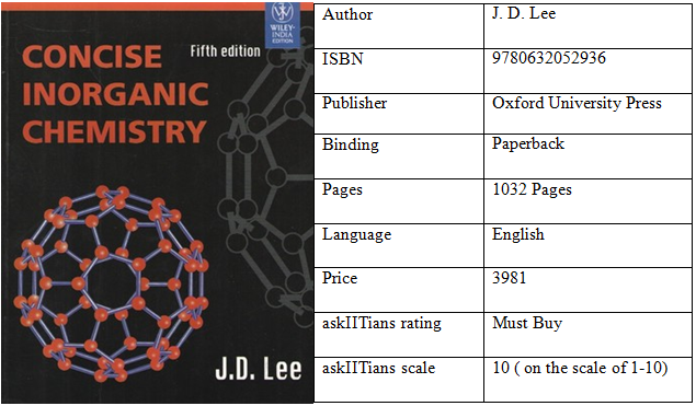 Concise Inorganic Chemistry J D Lee 5th Edition - 