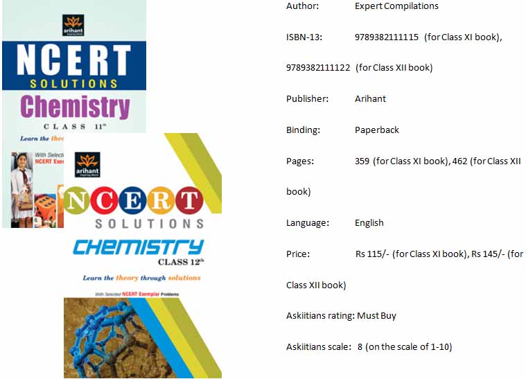 Chemistry XI, XII by NCERT