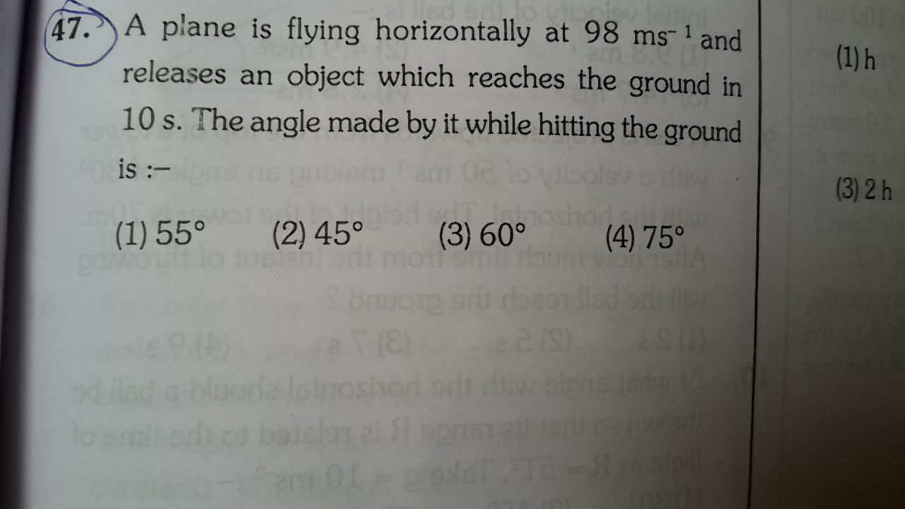 Question image for I want the answer with full solution