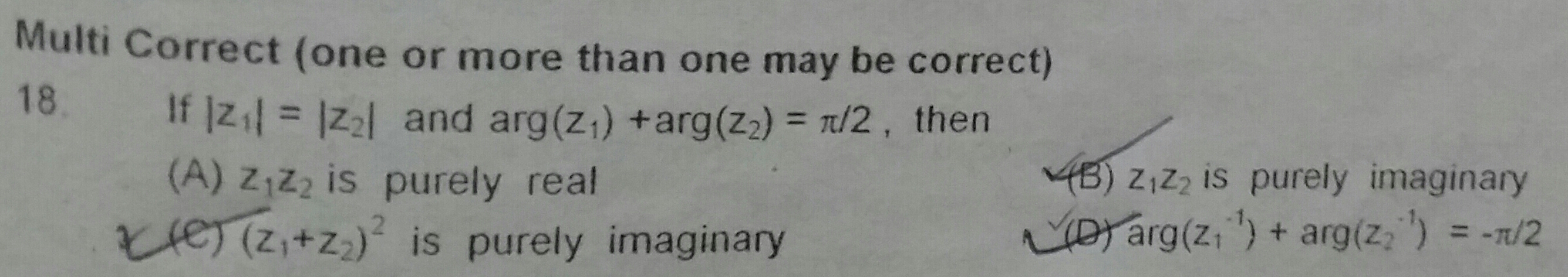 Question image for It is complex no question .it is multicorrect. The