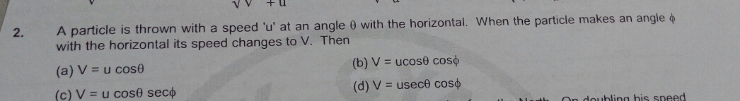 Question image for The answer is (c)...Bt I`m not able to solve....pl
