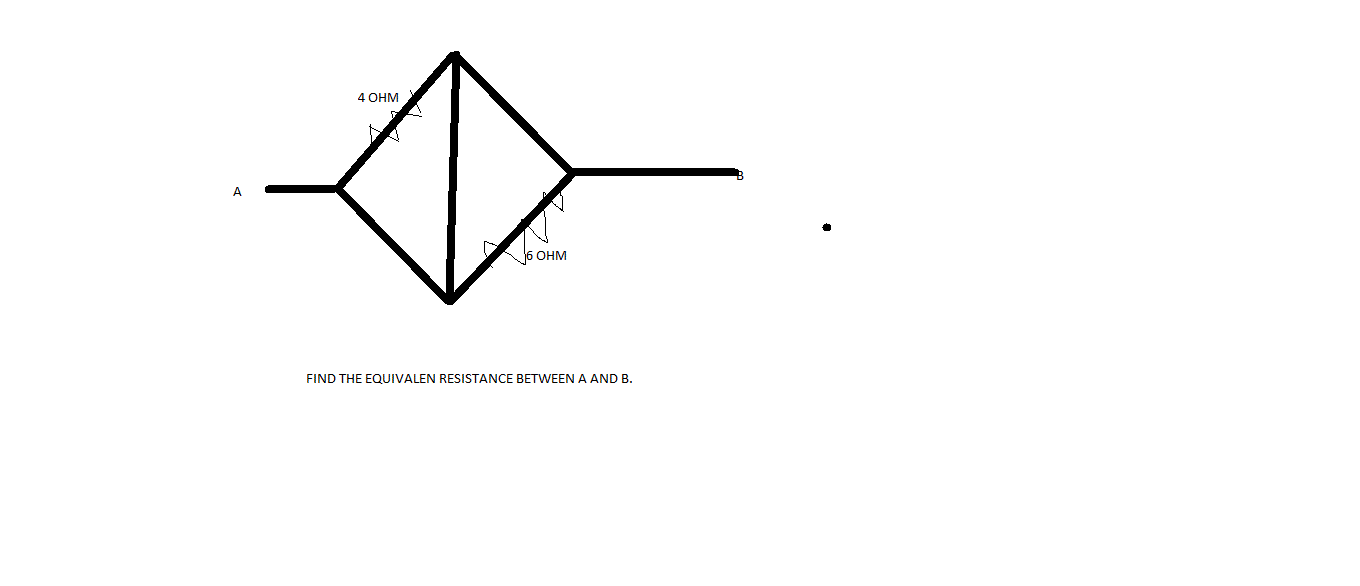 Question image for FIND THE EQUIVALENT RESISTANCE(ATTACHED IMAGE)...