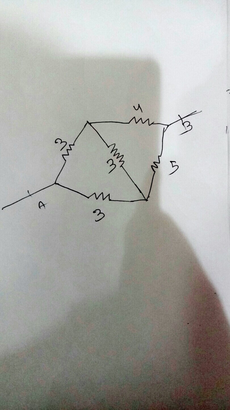 Question image for Please tell me how to find the net resistance in t