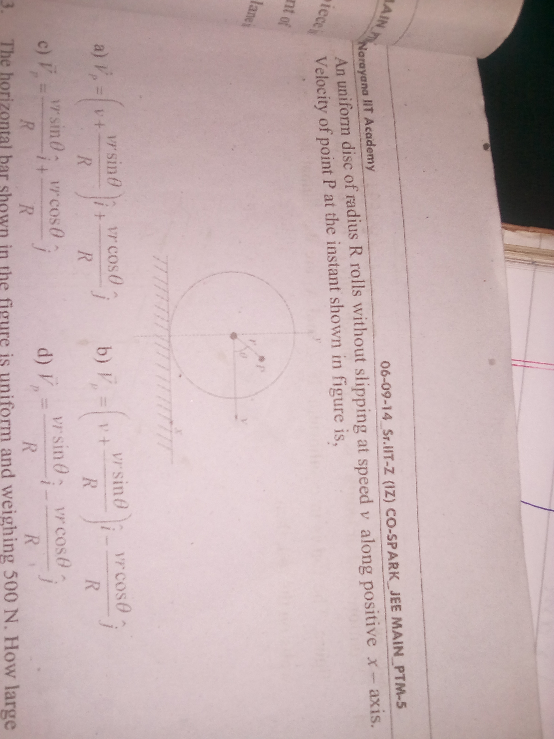 Question image for Want answer for the question i pic with cLear conc