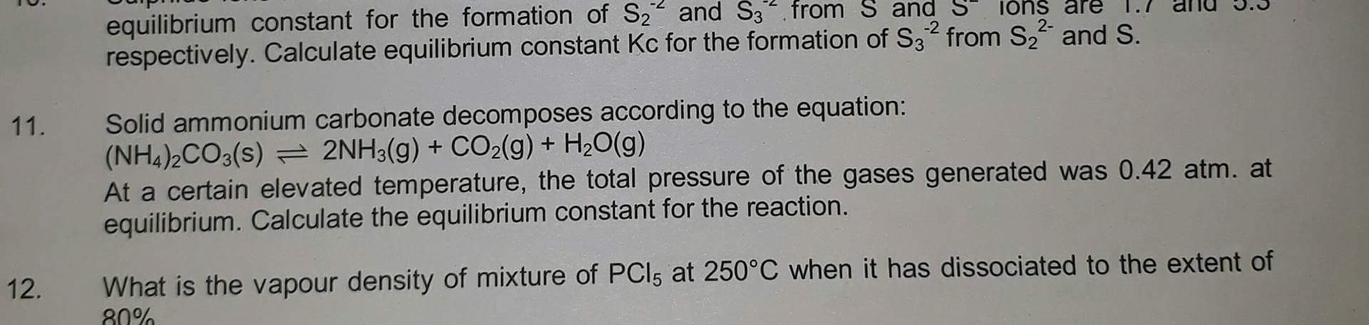 Question image for See the attached image and answer question number