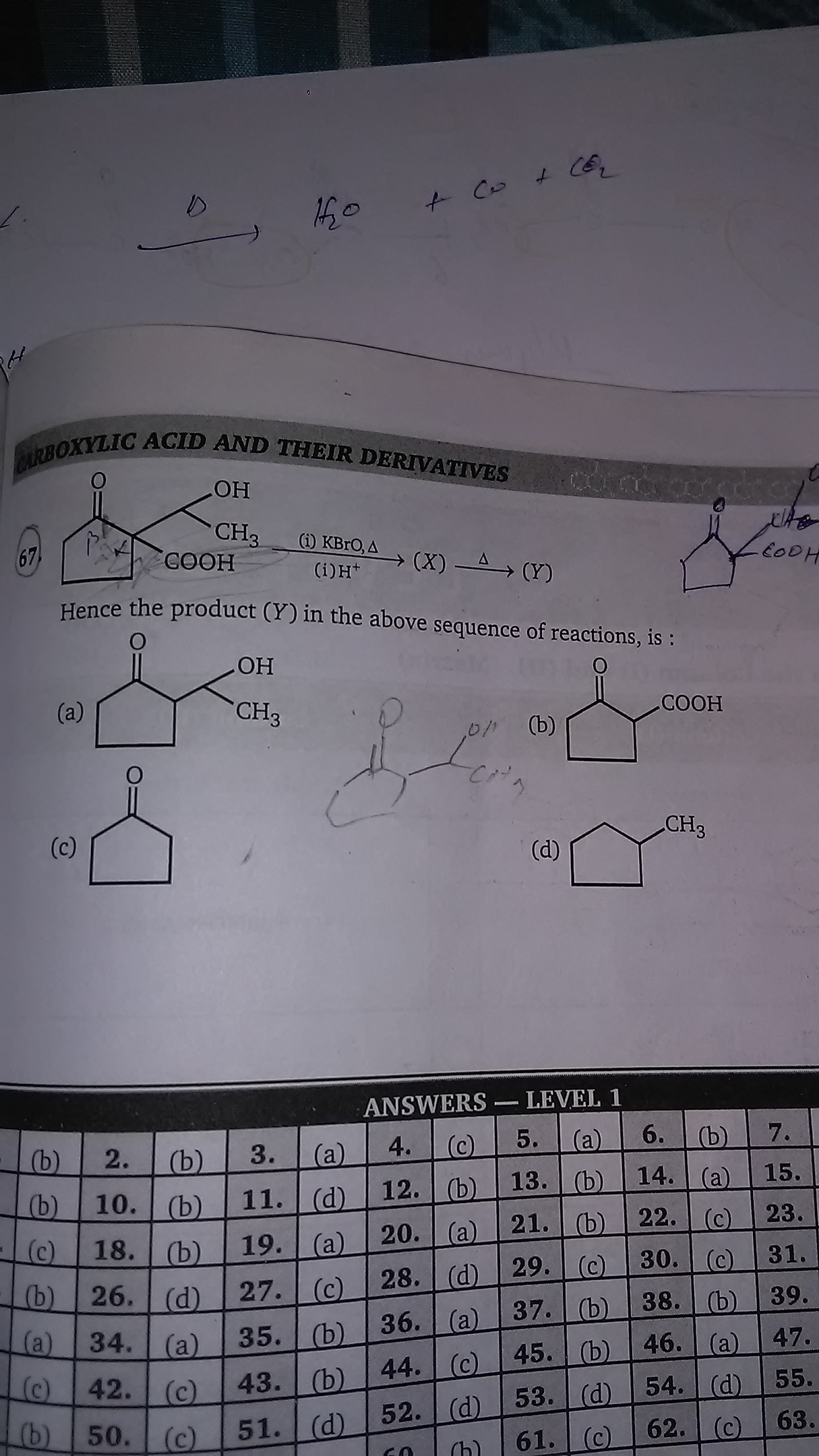 Question image for Please answer the question of carboxylic acid and
