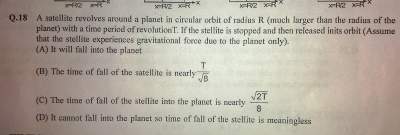 Question image for I know that one answer must be option (A) but how