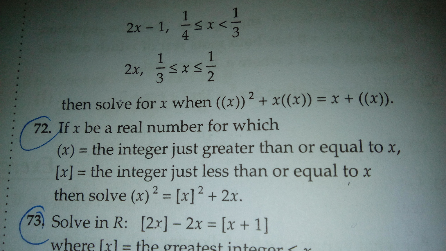 Question image for Please tell how to slove ques. 72 please tell me t