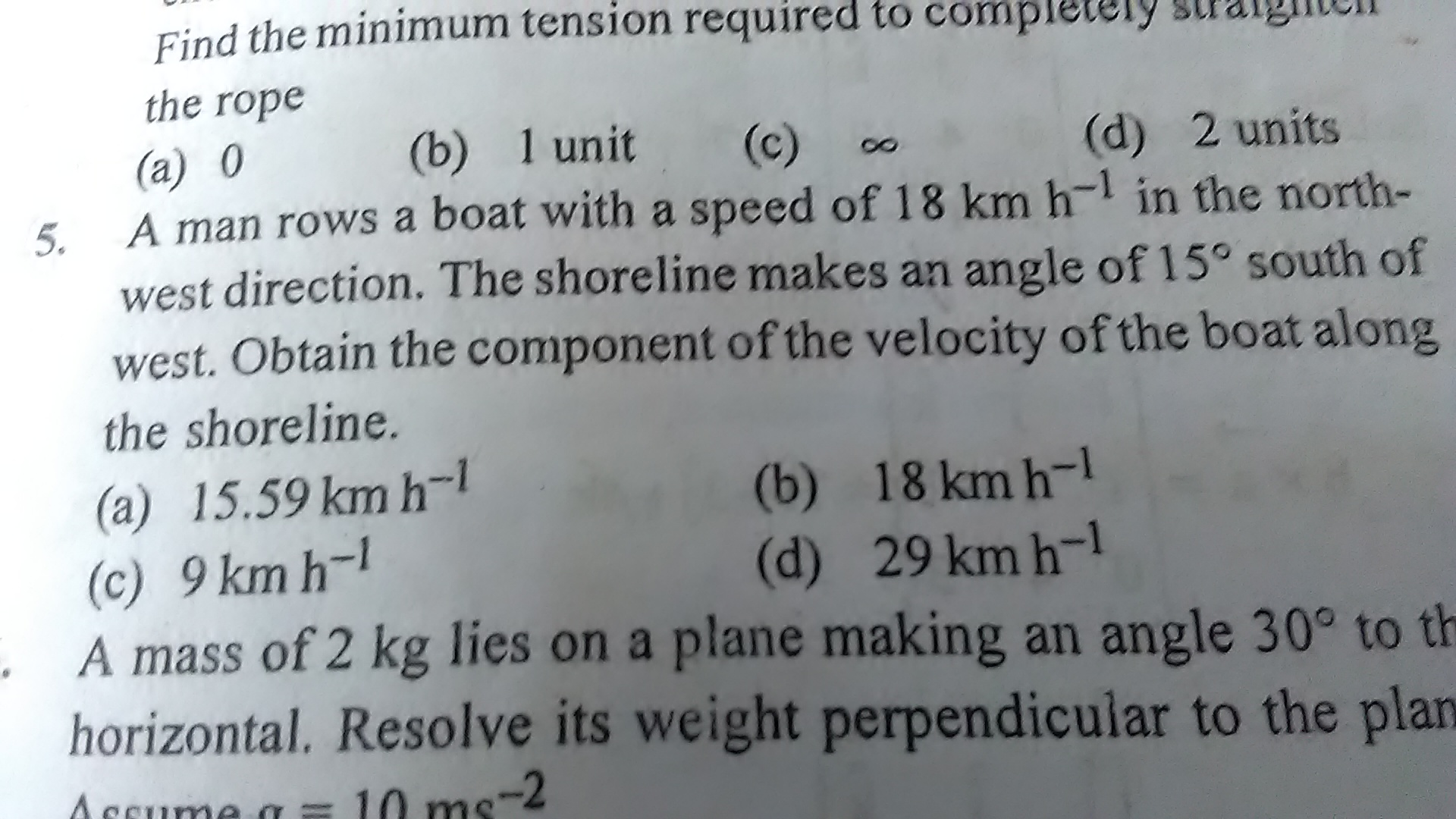 Question image for Plz explain Q5 and give solution and some trick`s