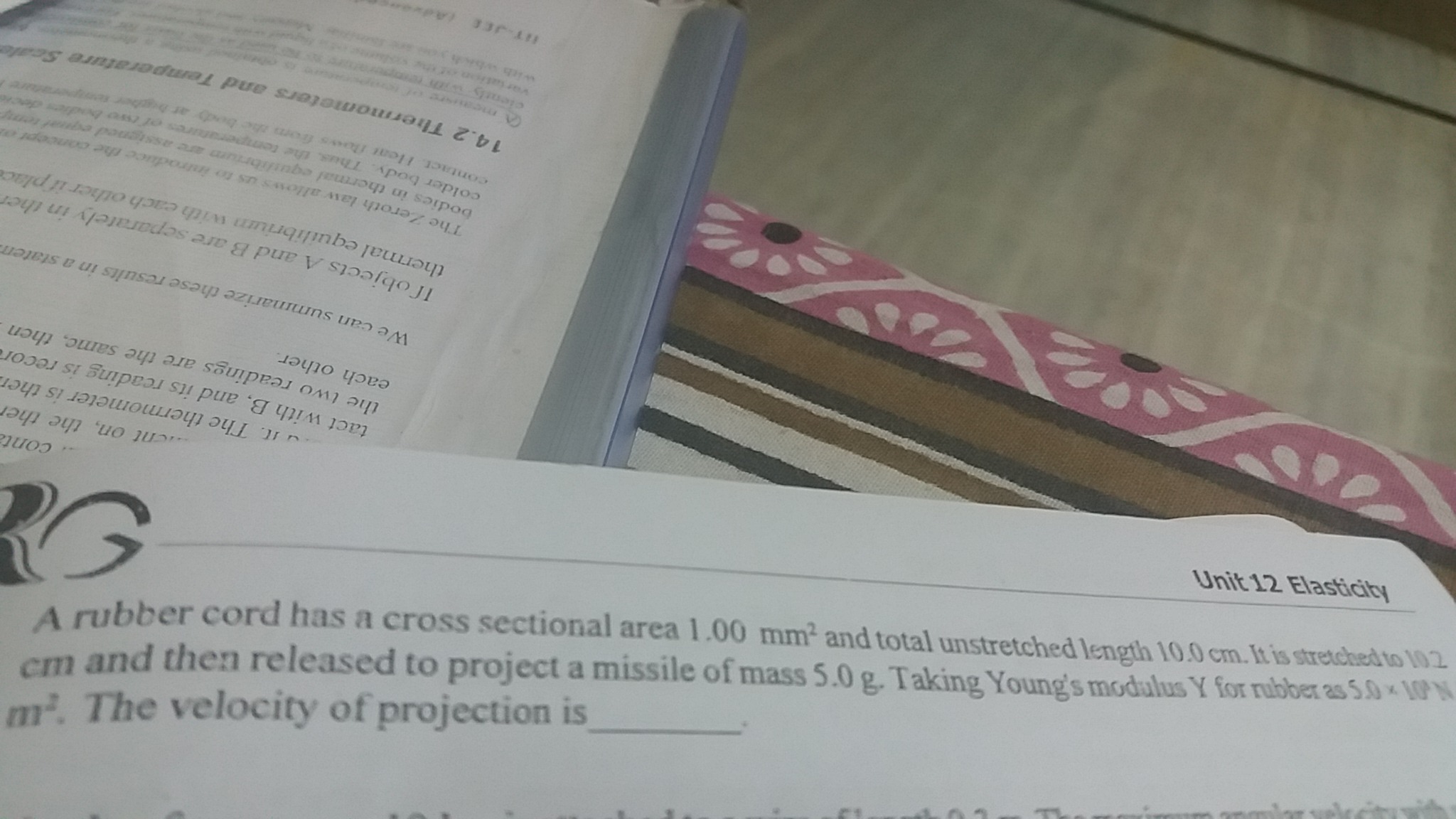 Question image for Please and this question from chapter elasticity i