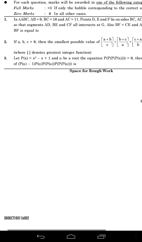 Question image for I wanted the solution of question 3 in the last 2