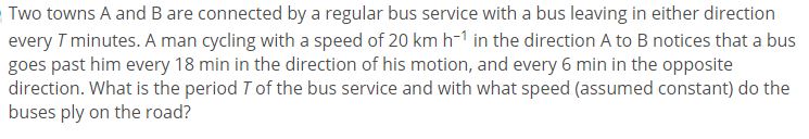 Question image for In the ans to the above ques. why distance travel