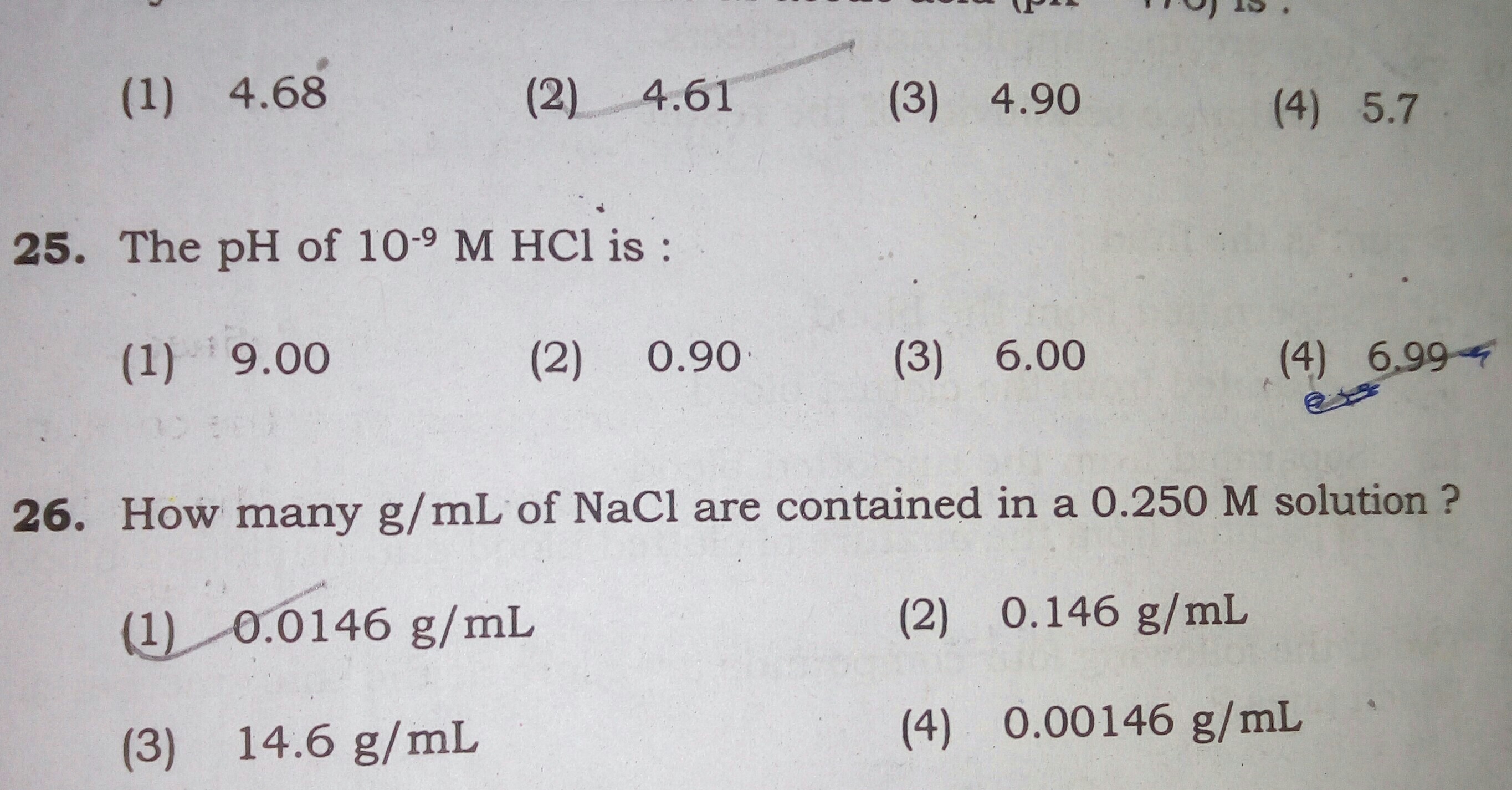 Question image for Sir my question is 25. Sir please send any calcula