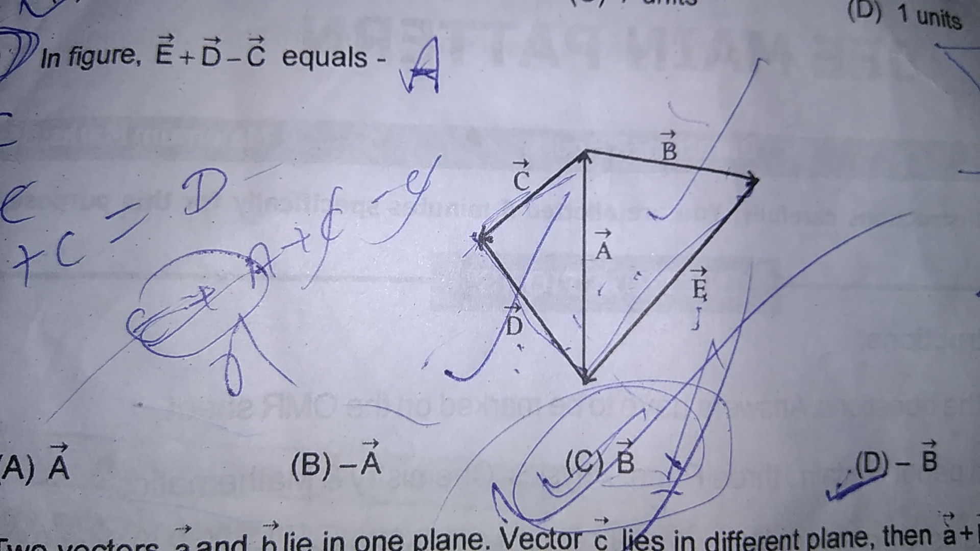 Question image for It is related to ch vector in which we have to fin