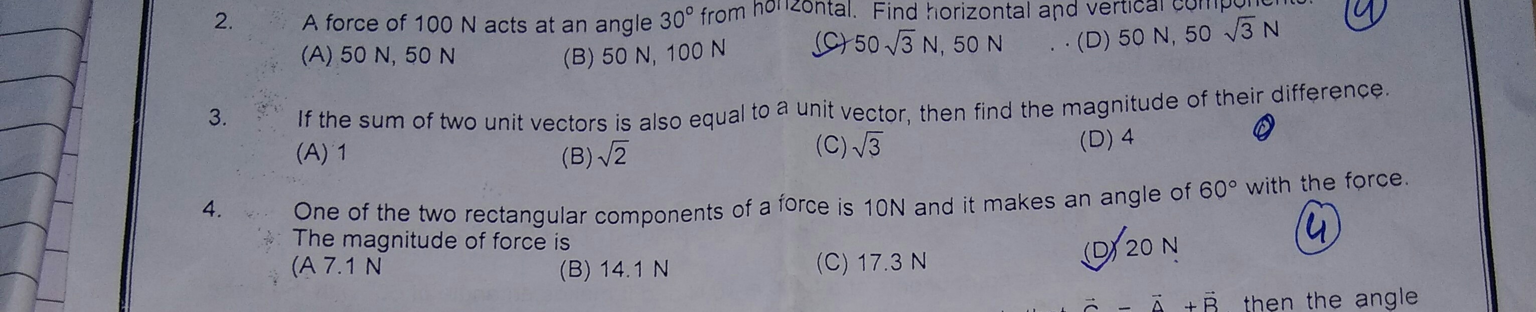 Question image for Question no. 4 is my doubt please solve find out t