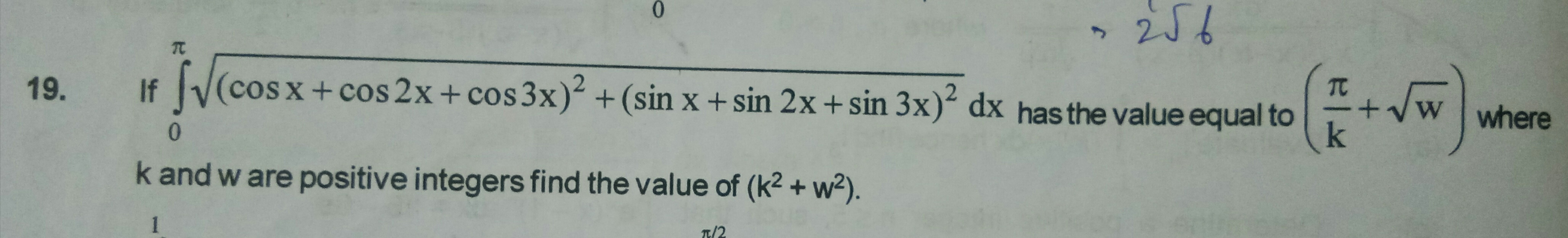Question image for Answer is 153.please post solution. Its a little t