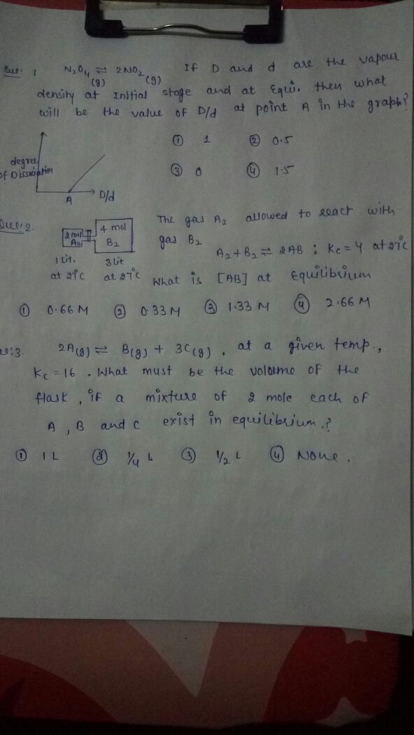 Question image for How will we find? If degree of dissociation is 0