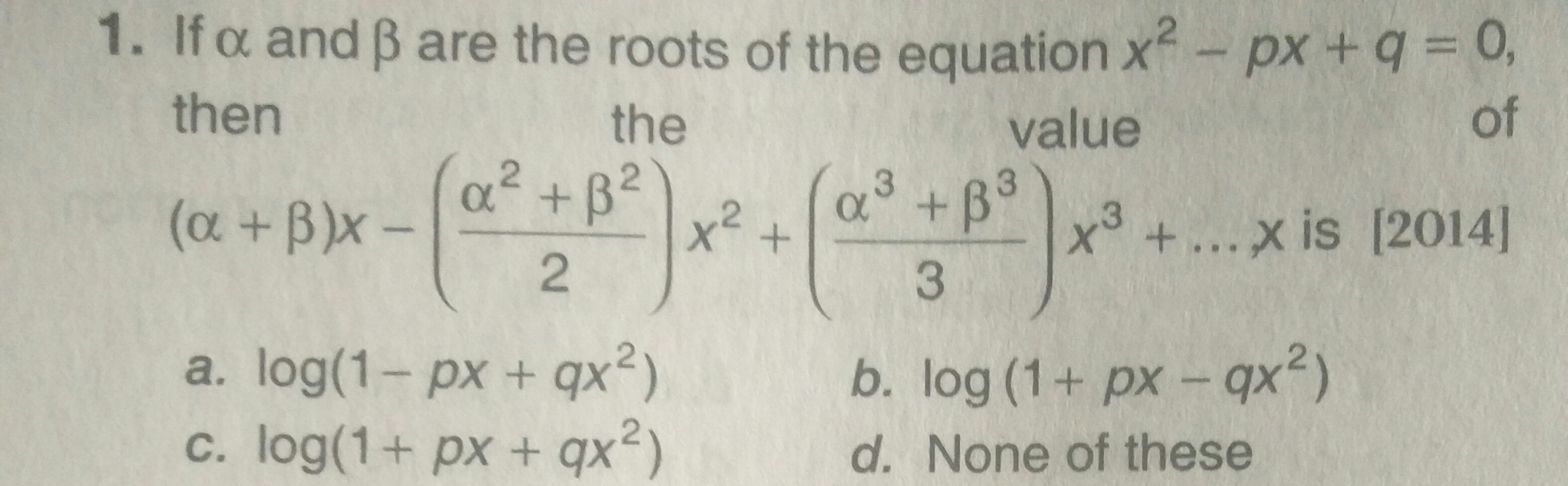 Question image for I tried to solve but can't get the expansion corr