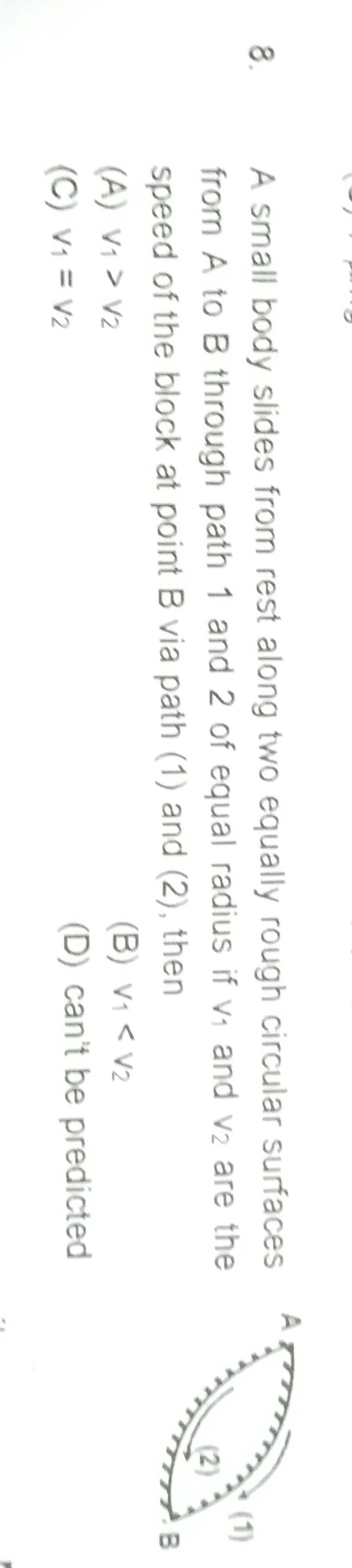 Question image for Q8 Please explain this question`s answerA small bo