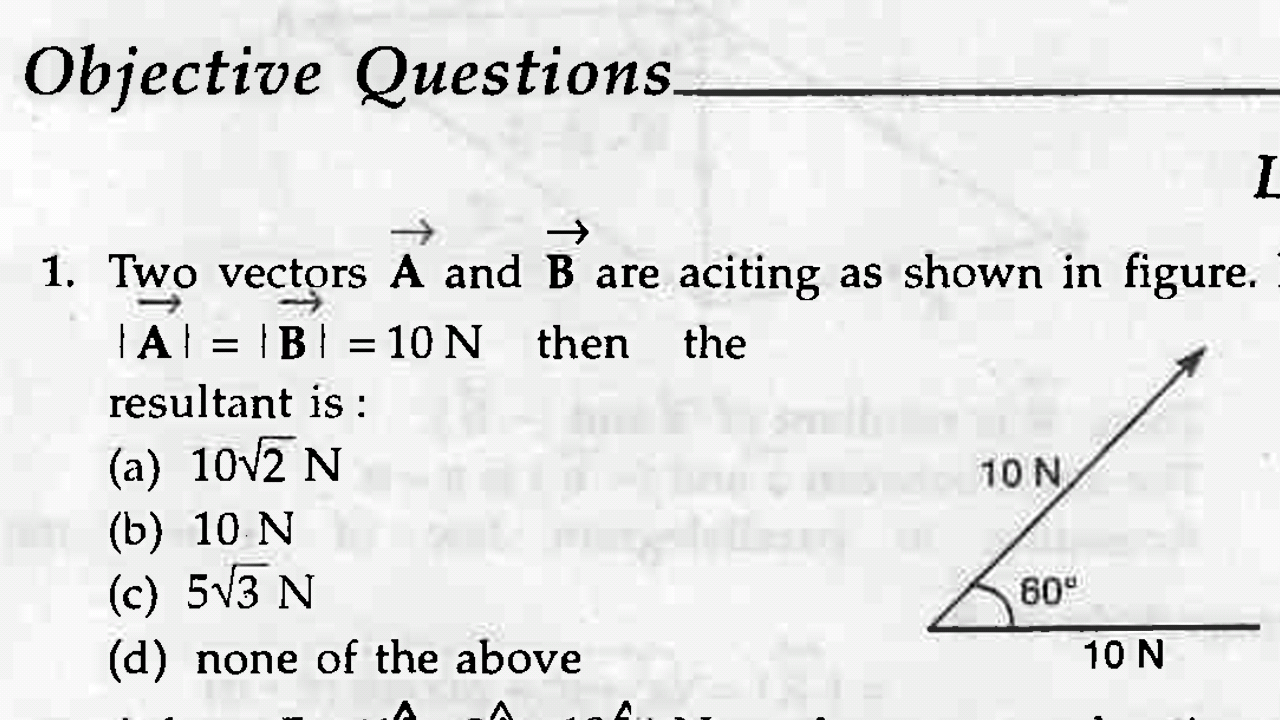 Question image for Sir I am getting answer 10√3 but correct answer is