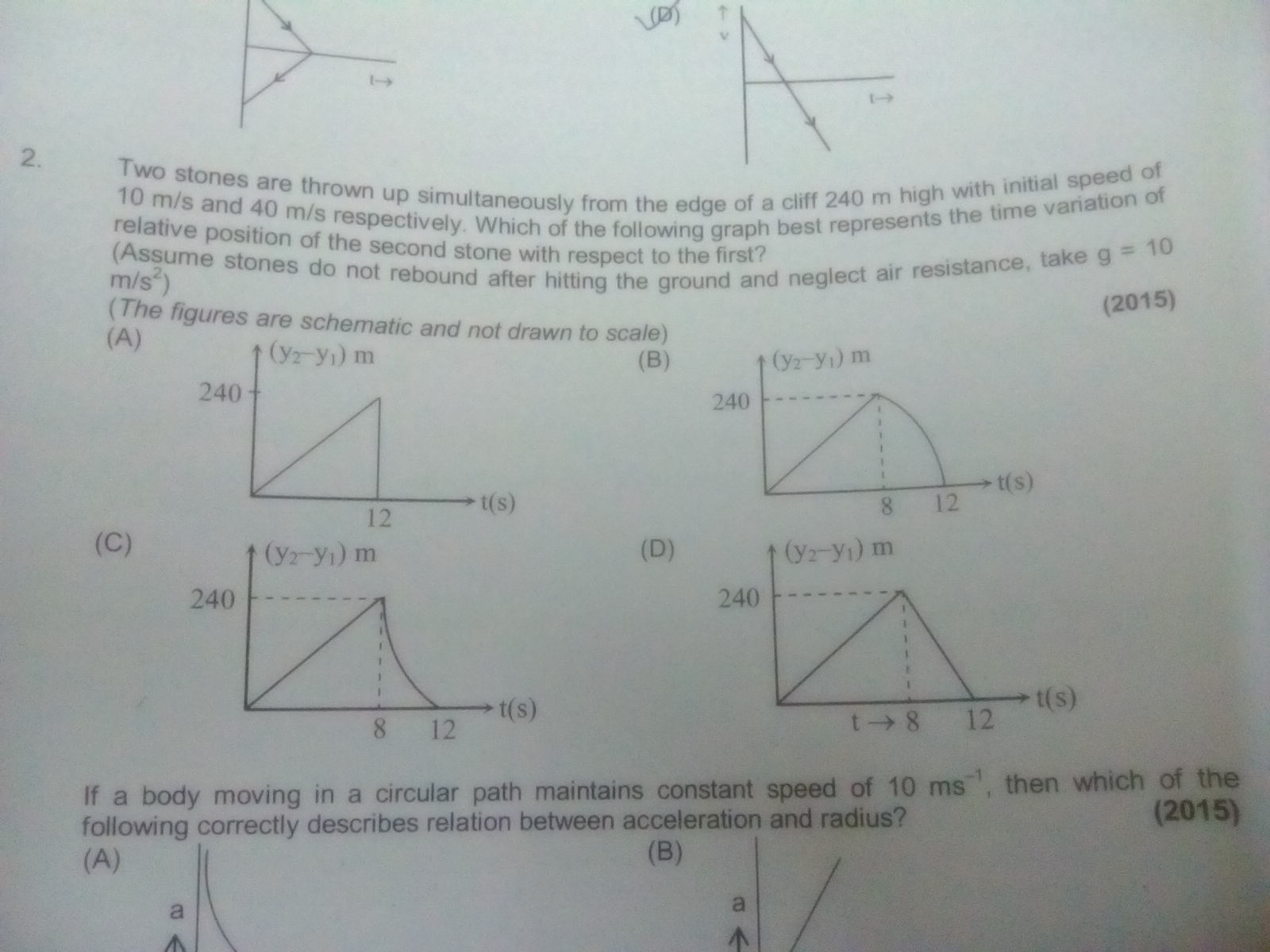 Question image for Ques 2 in the image attached, please give proper