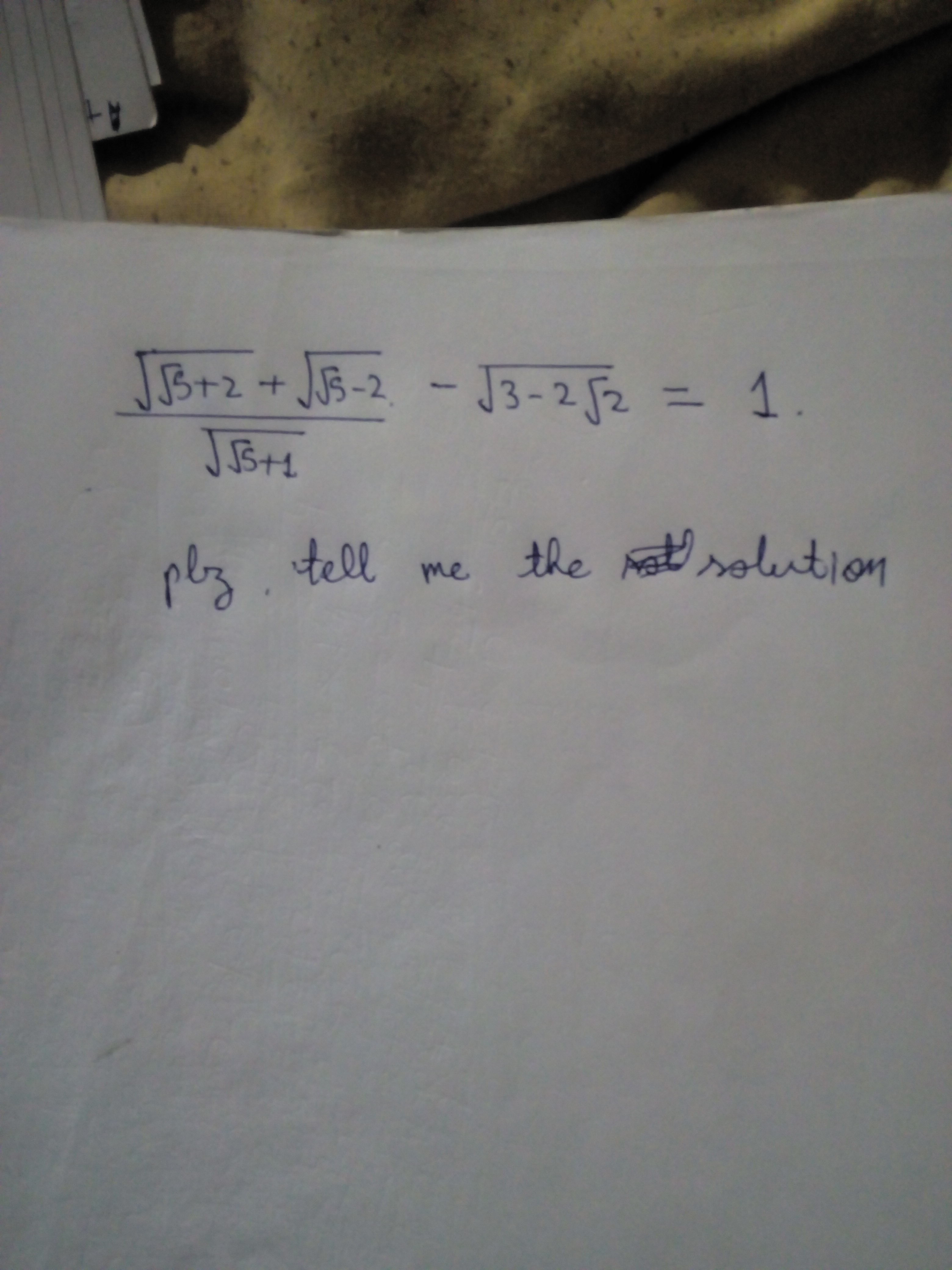 Question image for Plz solve this problem as I am facing little bit p