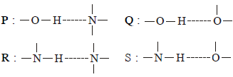 Question image for I understand that “ Strength of hydrogen bonding
