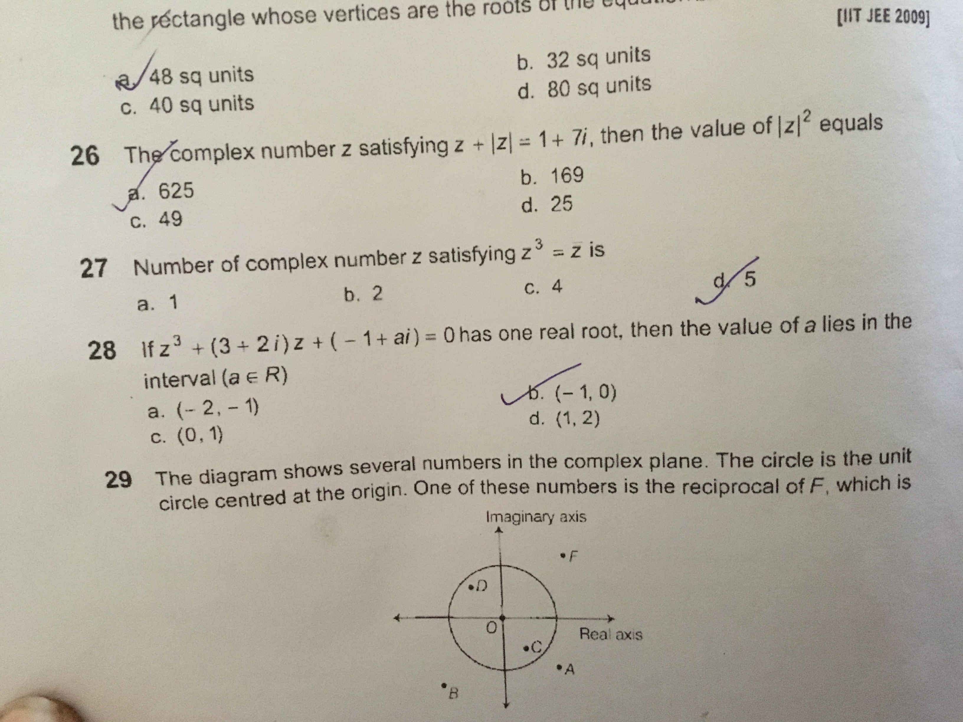 I want the answer of question number 28. Please help me for solving t ...