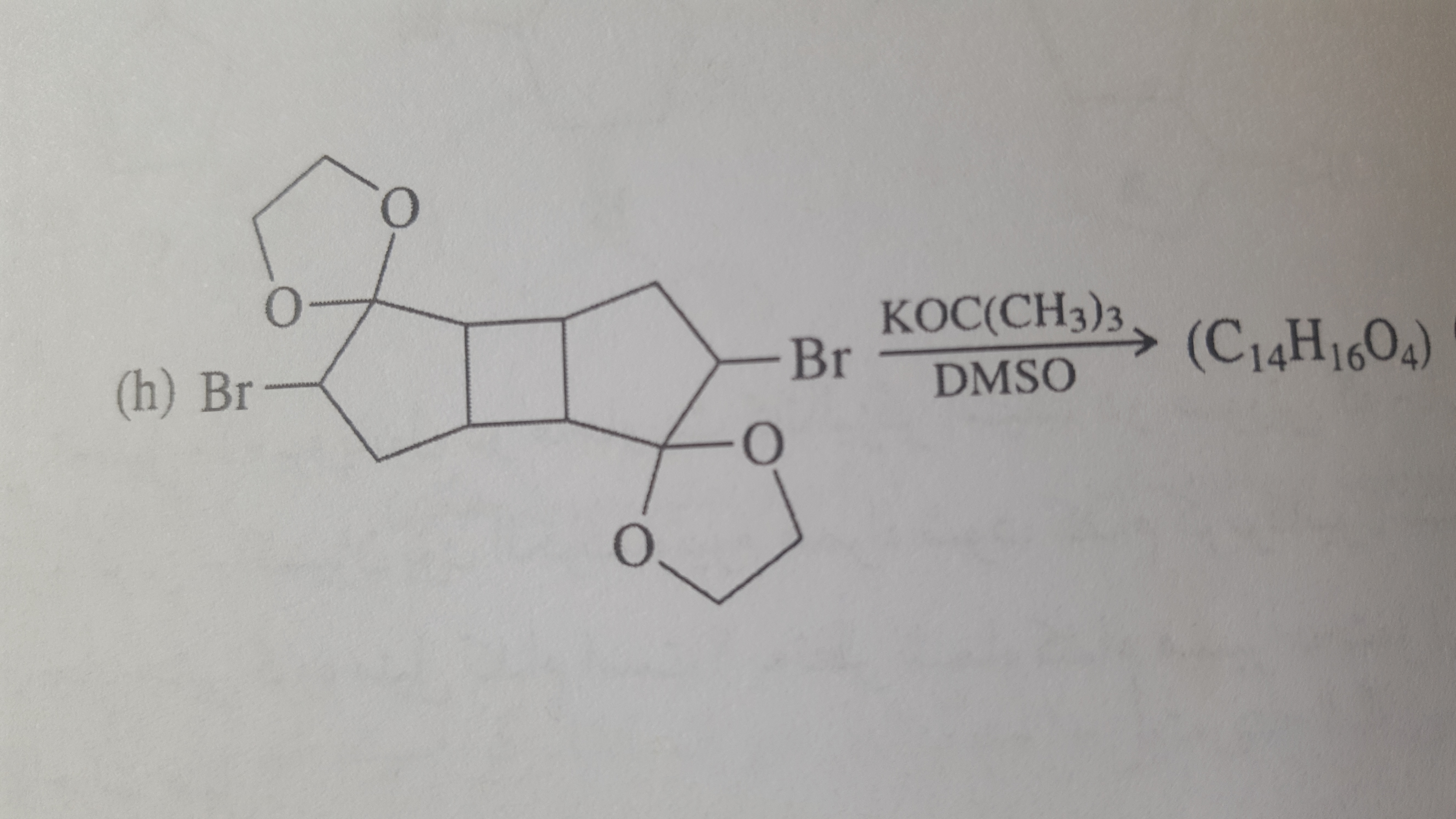 Question image for Predict the main organic product of each of the f
